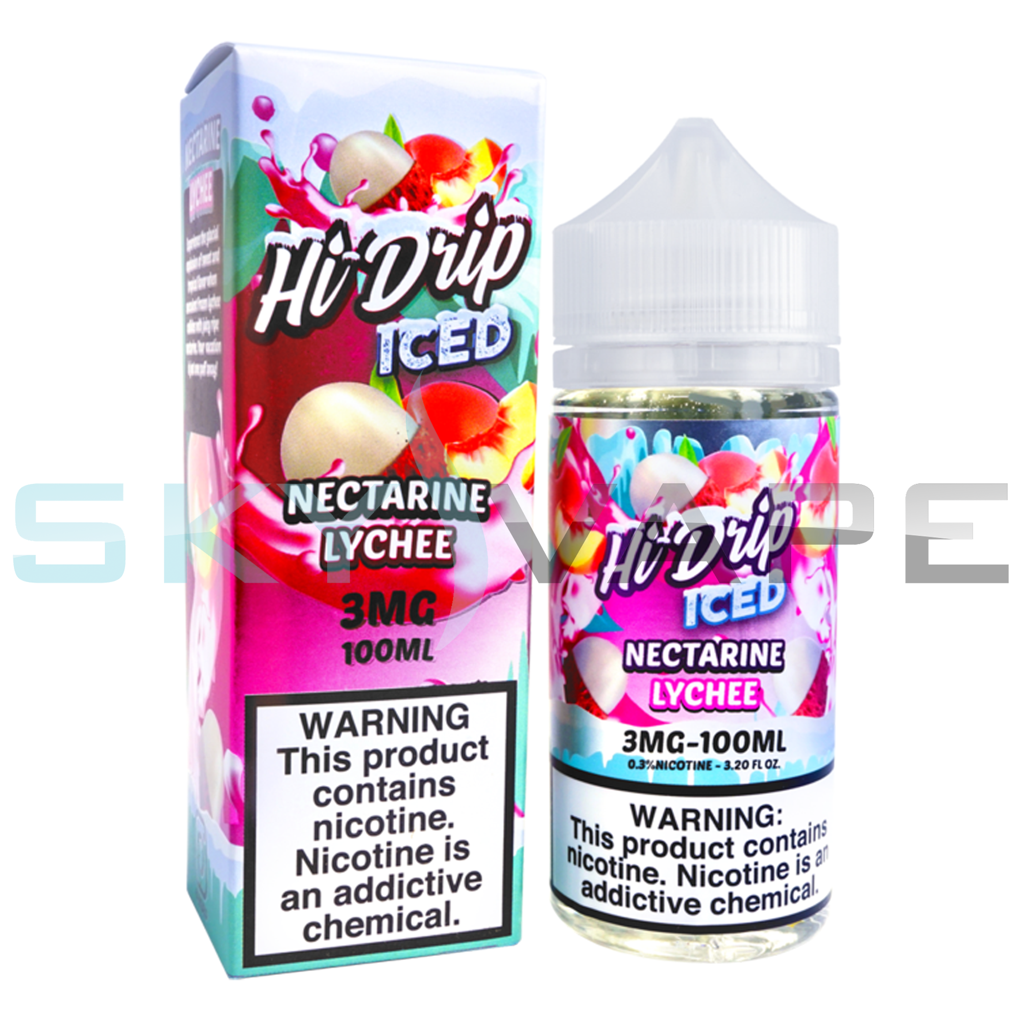 Hi-Drip Nectarine Lychee Iced 100ML