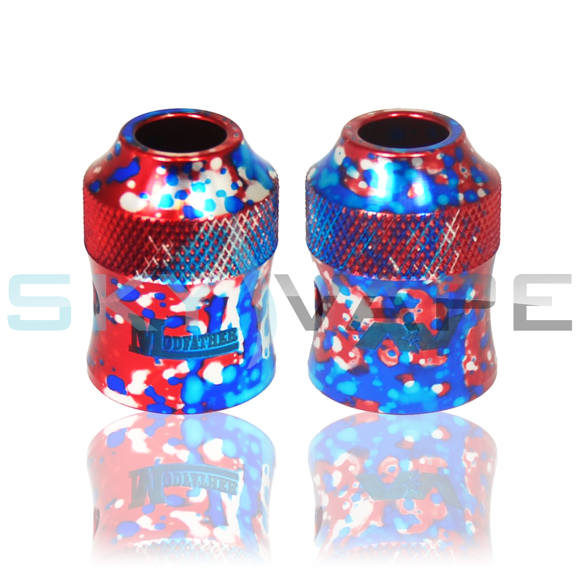 AV Modfather Cap Red Silver Blue