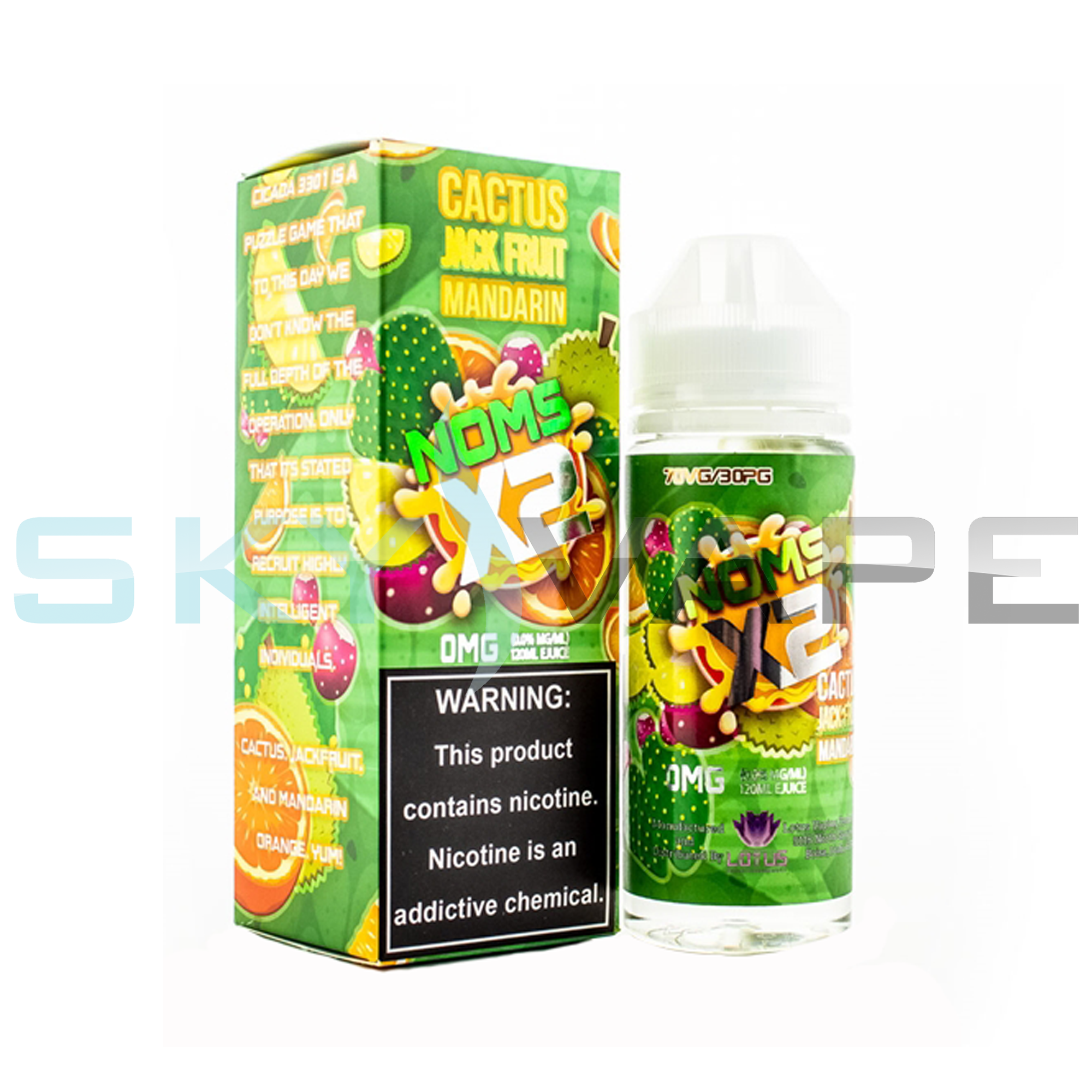Noms X2 Cactus Jackfruit Mandarin 120ML