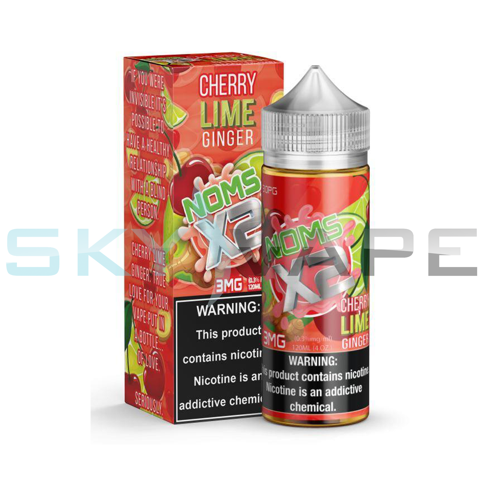 Noms X2 Cherry Lime Ginger 120ML