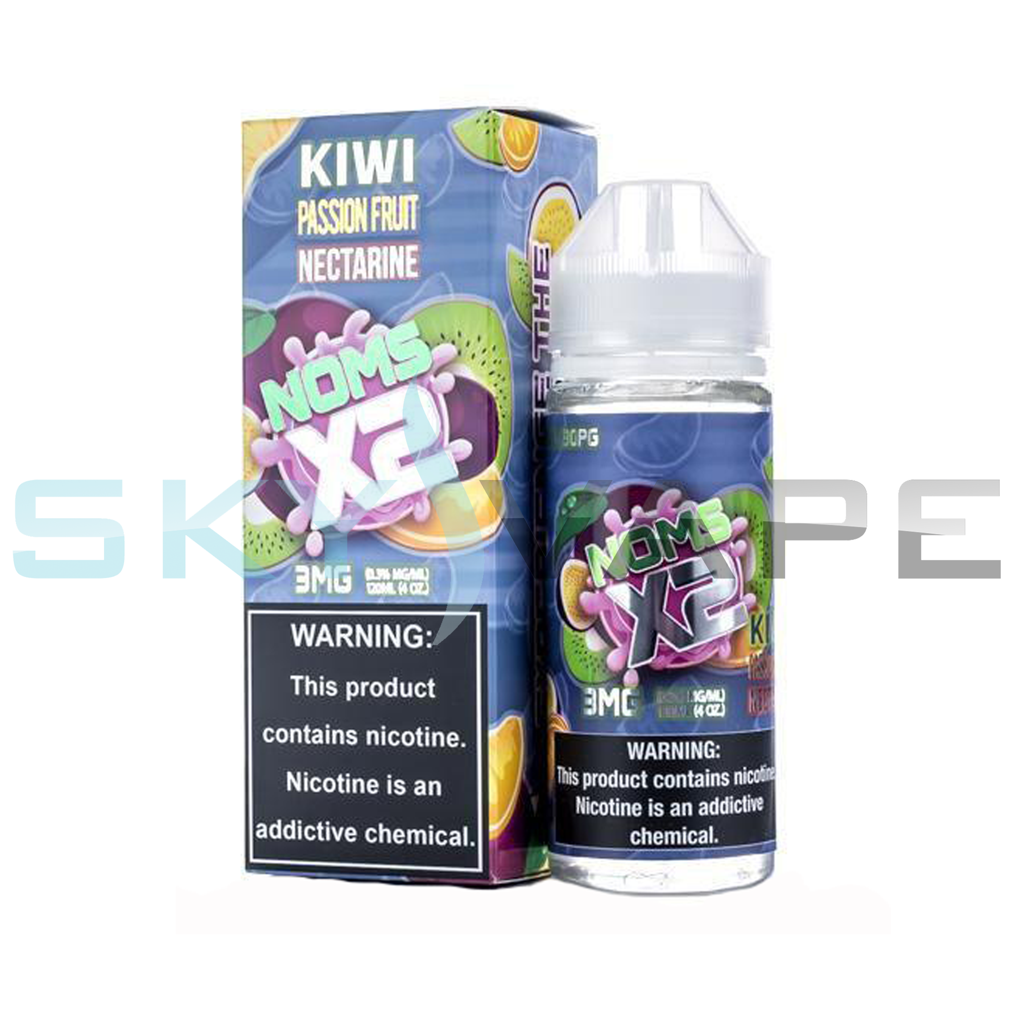 Noms X2 Kiwi Passion Fruit Nectarine 120ML