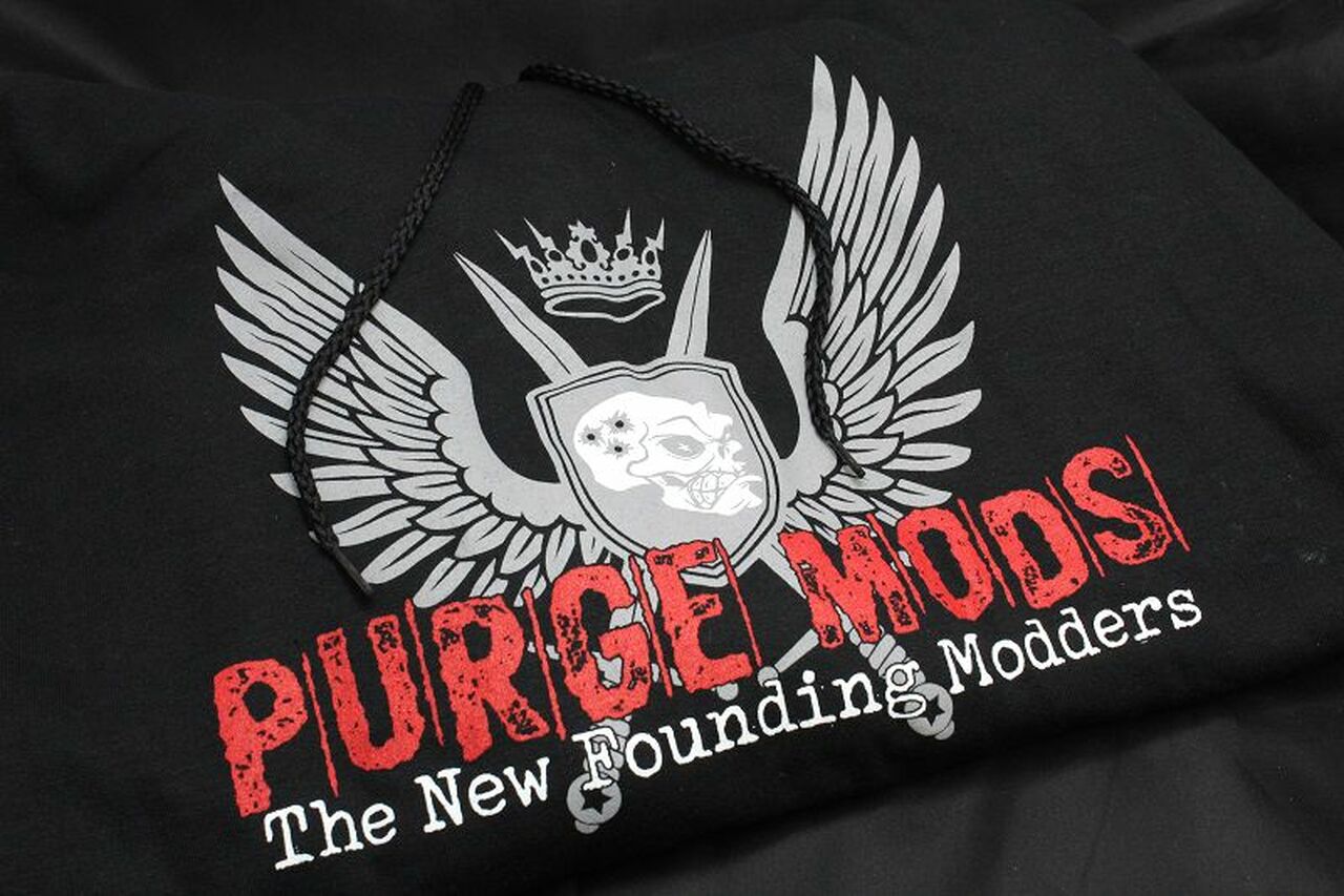 Purge Mods Red Hoodie