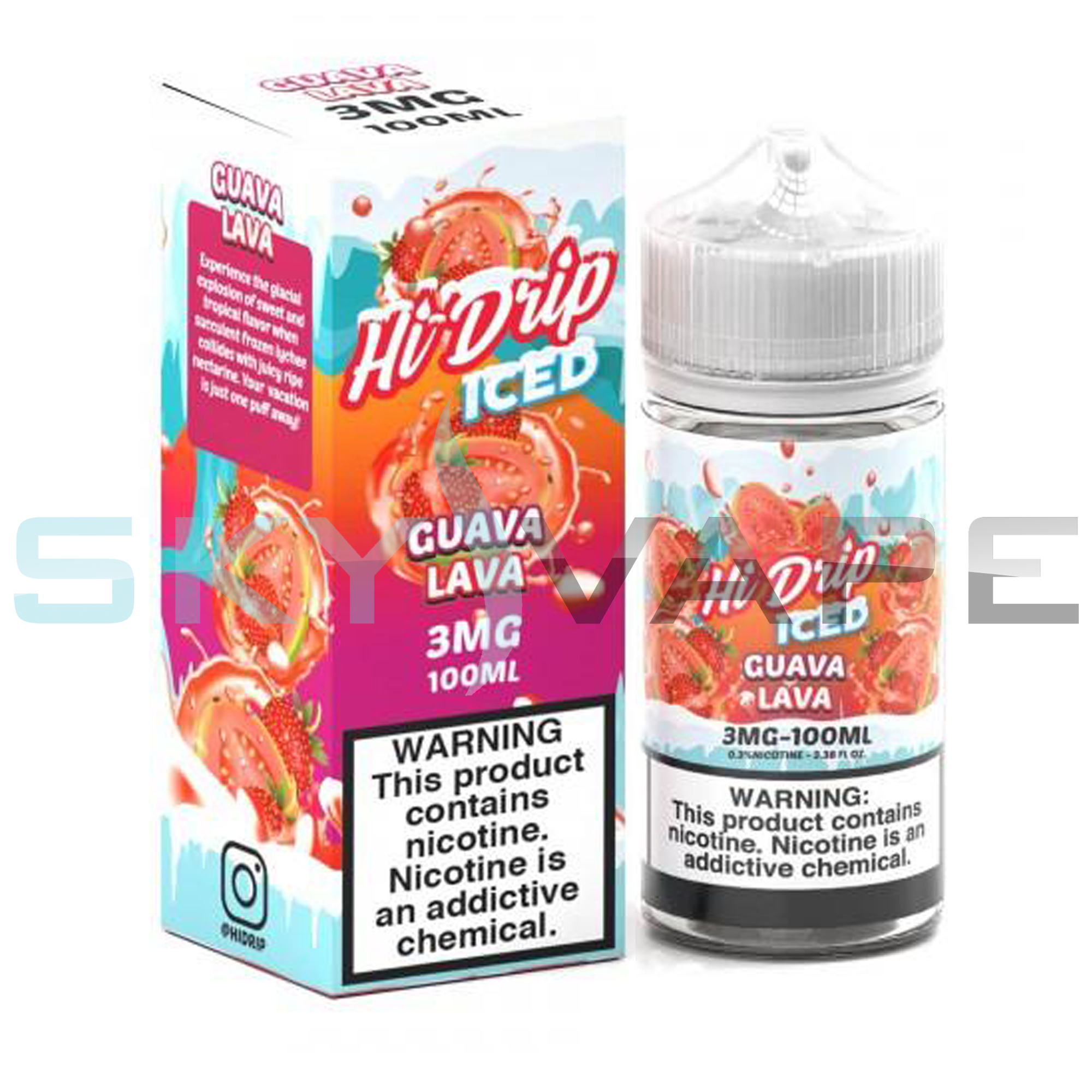 Hi-Drip Guava Lava Iced 100ML