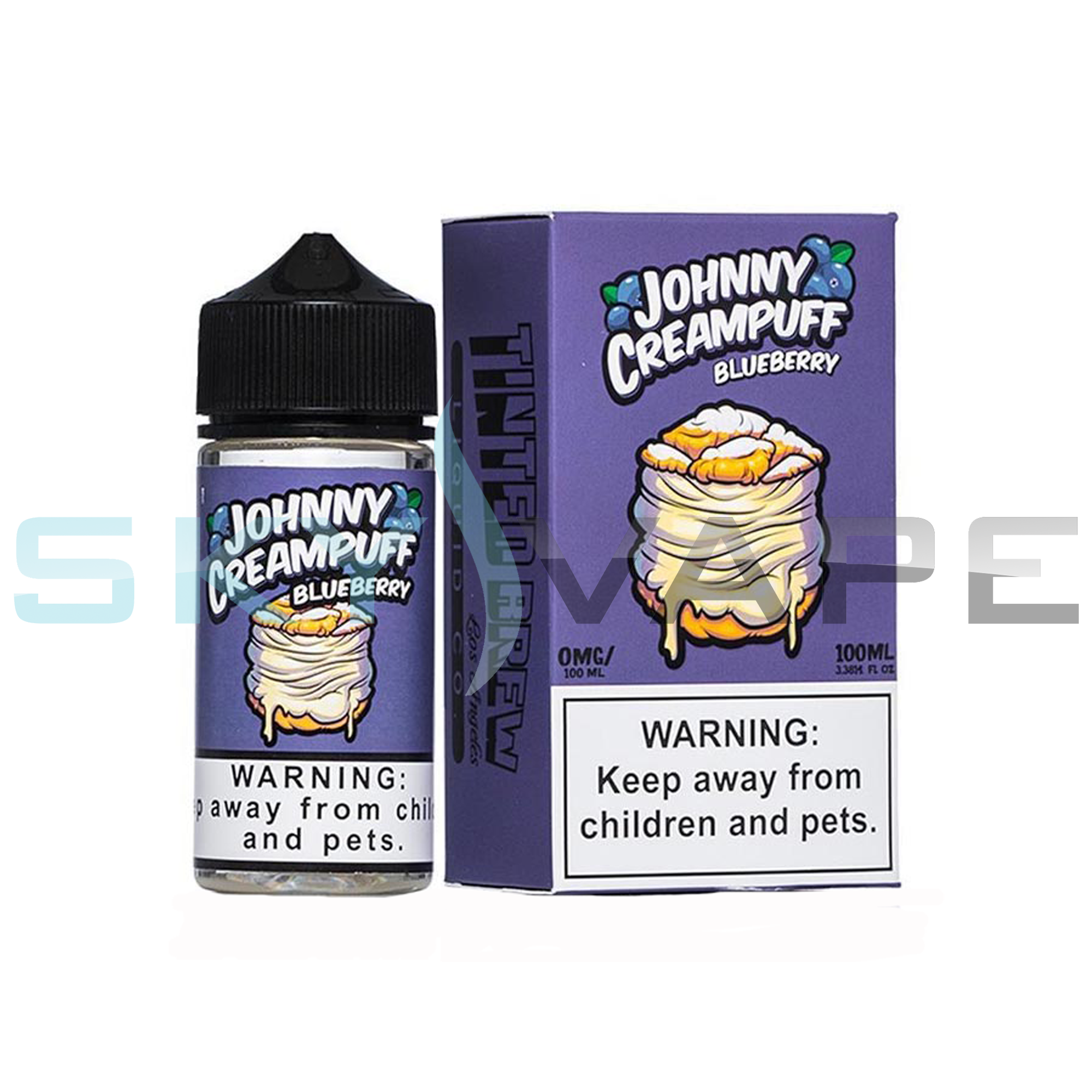 Johnny Creampuff Blueberry 100ML Sky Vape Johnny Creampuff Blueberry 100ML Sky Vape