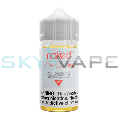 Naked 100 Menthol Ejuice Strawberry Pom 60ML (Formally Known As Brain Freeze)